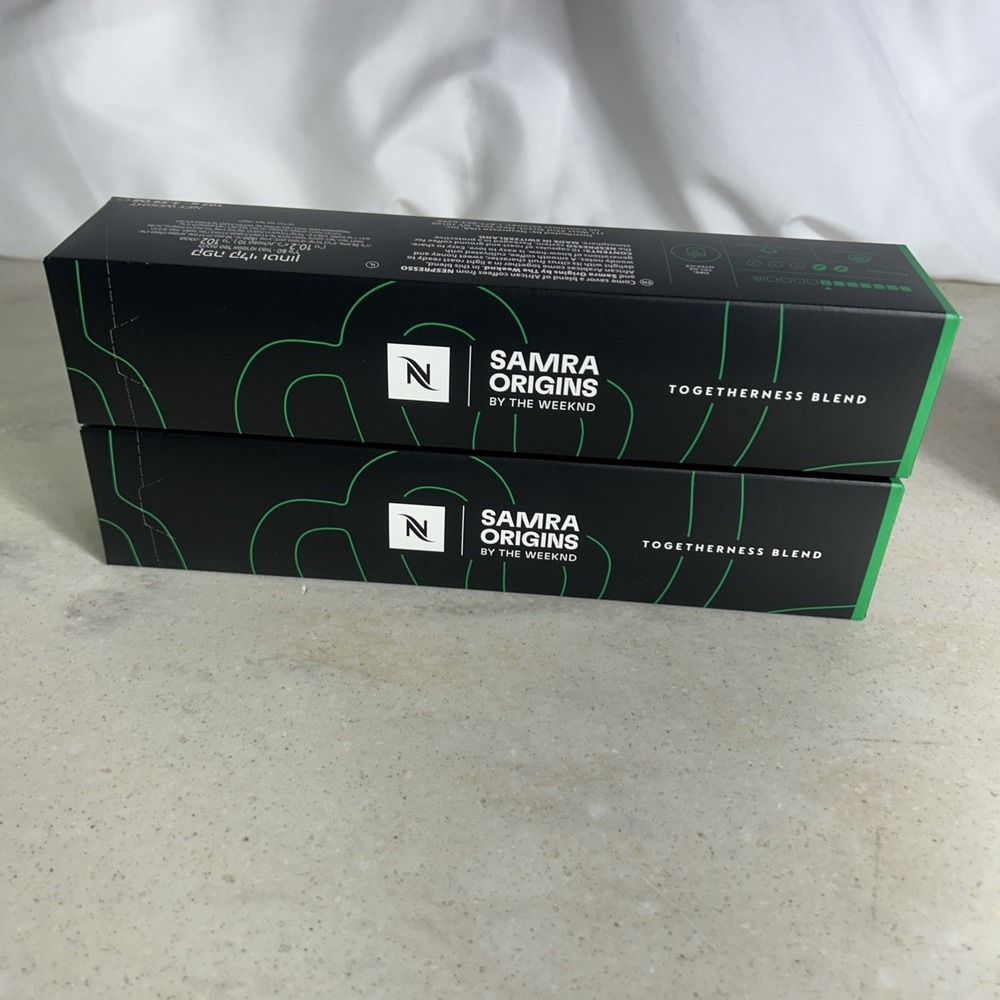 Nespresso Vertuo Capsules Samra Origins By The Weeknd Togetherness Blend 2-PACK